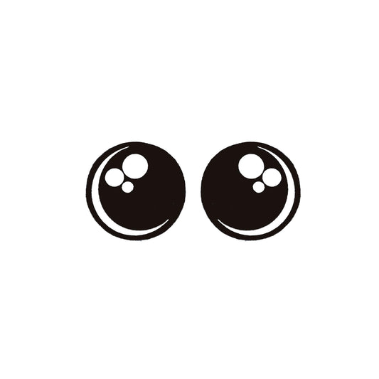 6 Pack of Round Kawaii Felt Eyes for Amigurumi Multiple Sizes Available