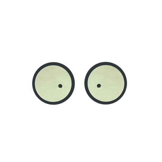 6 Pack, 3 Pack or Bulk Felt Eyes for Amigurumi, Pickle, Round, Crochet, Knit, Plushie, Glitter, Kawaii