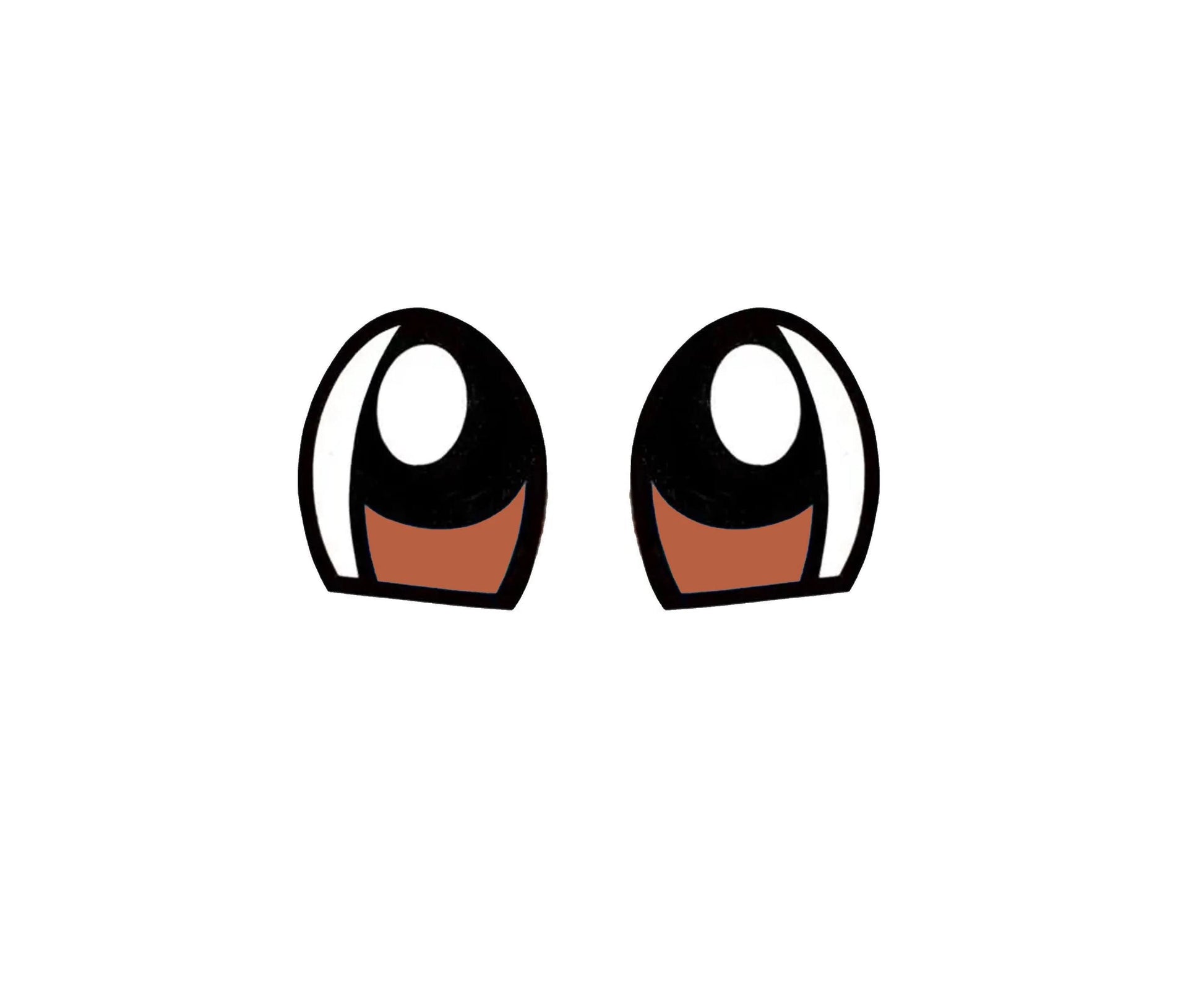 6 Pack of Kawaii Felt Eyes For Amigurumi, Monster, Multiple Sizes Available