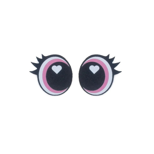 3 Pack of Pink Felt Eyes for Amigurumi