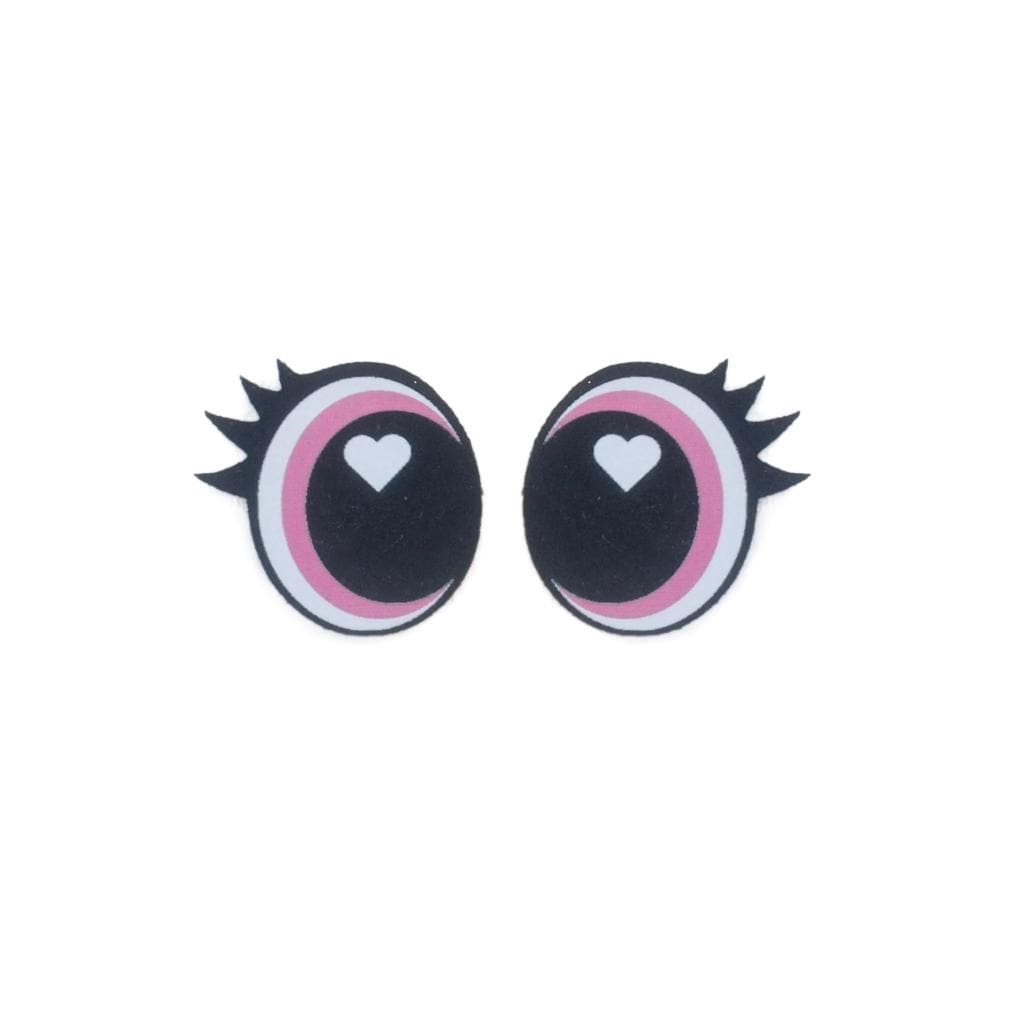 3 Pack of Pink Felt Eyes for Amigurumi