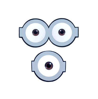 6 Pack, 3 Pack or Bulk Felt Eyes for Amigurumi, Goggles, Round, Crochet, Knit, Plushie, Glitter, Kawaii