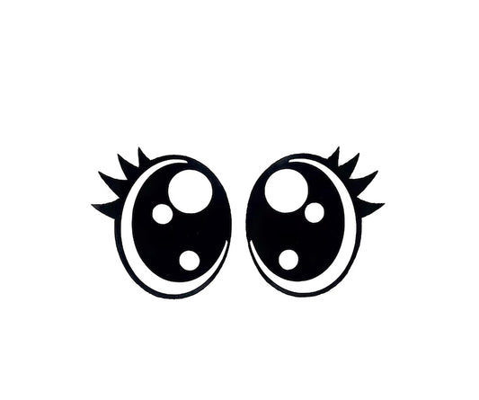 15, 25 or 50 Pack Bulk Felt Eyes for Amigurumi: Multiple Sizes, With Lashes