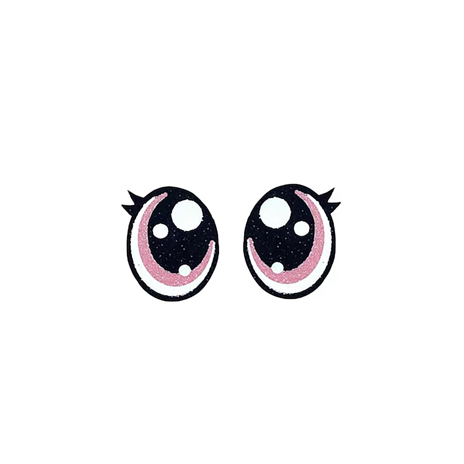 15, 25 or 50 Pack Bulk Felt Eyes for Amigurumi Multiple Sizes Available