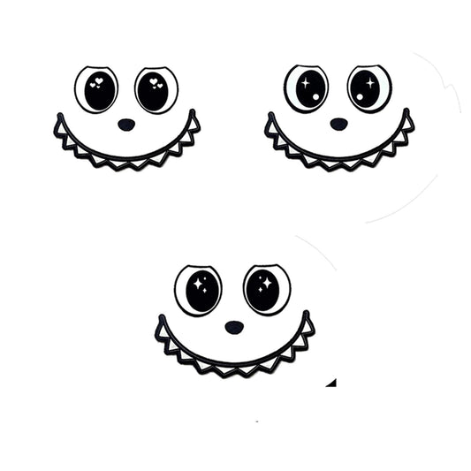 3 Pack Cute Felt Faces Eyes Nose Mouth Combo for Amigurumi Multiple Sizes Available