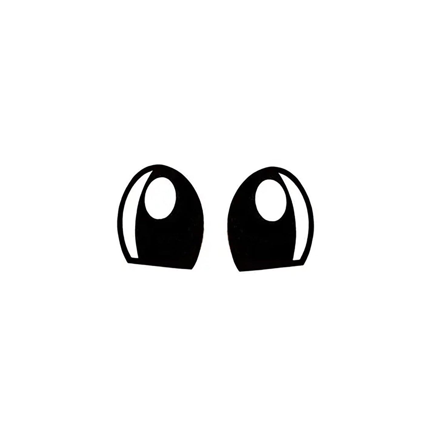 6 Pack of Kawaii Felt Eyes For Amigurumi, Crochet Plushies, Multiple Sizes Available