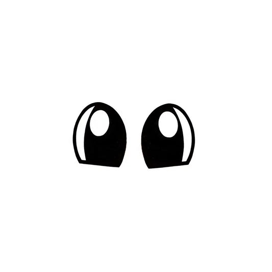 6 Pack of Kawaii Felt Eyes For Amigurumi, Crochet Plushies, Multiple Sizes Available