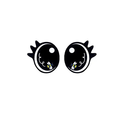 6 Pack of Oval Bee Felt Eyes