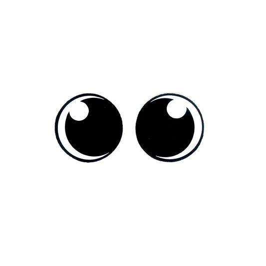 6 Pack of Round Kawaii Felt Eyes for Amigurumi Multiple Sizes Available