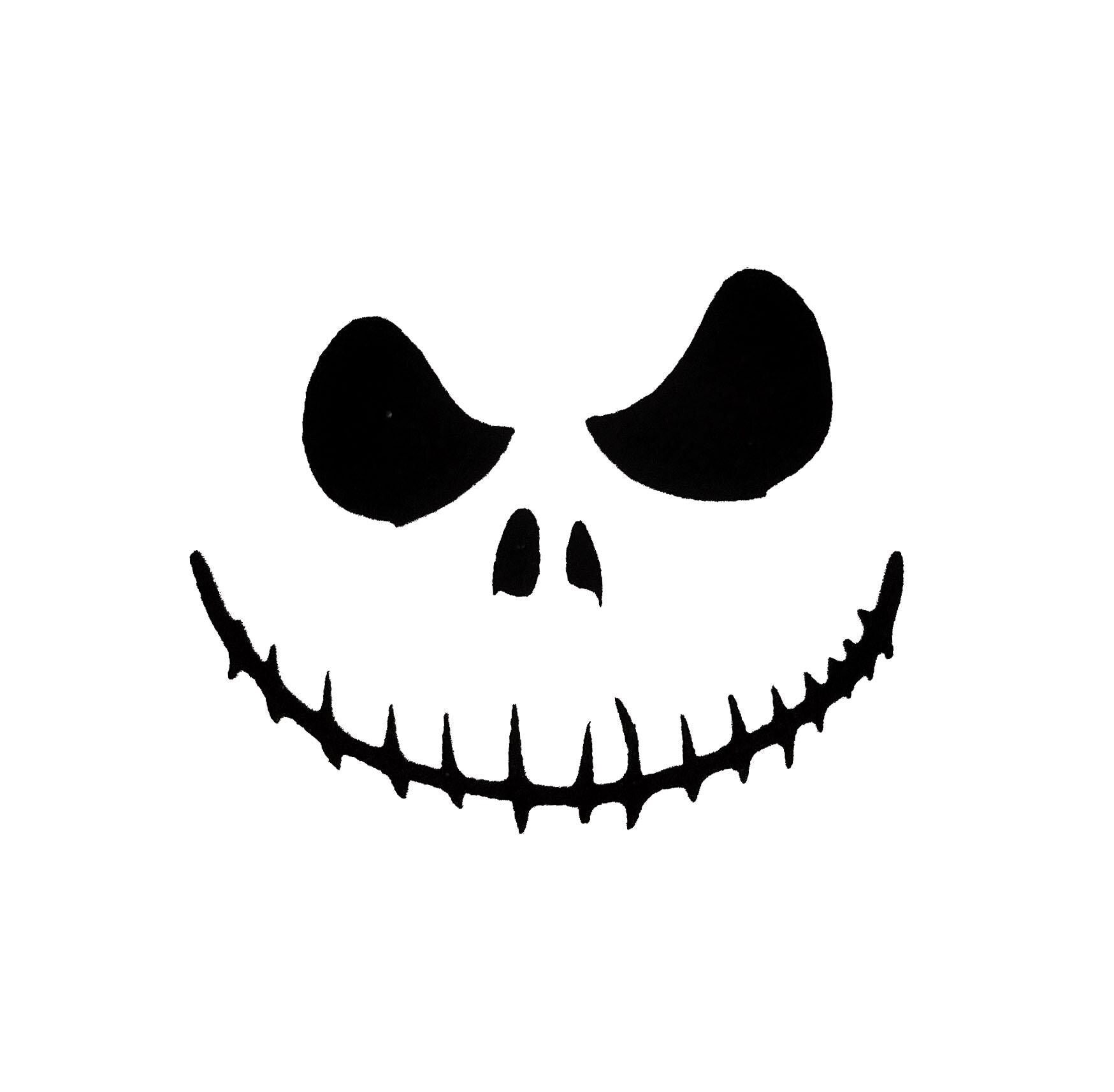 3 Pack of Felt Skeleton Faces