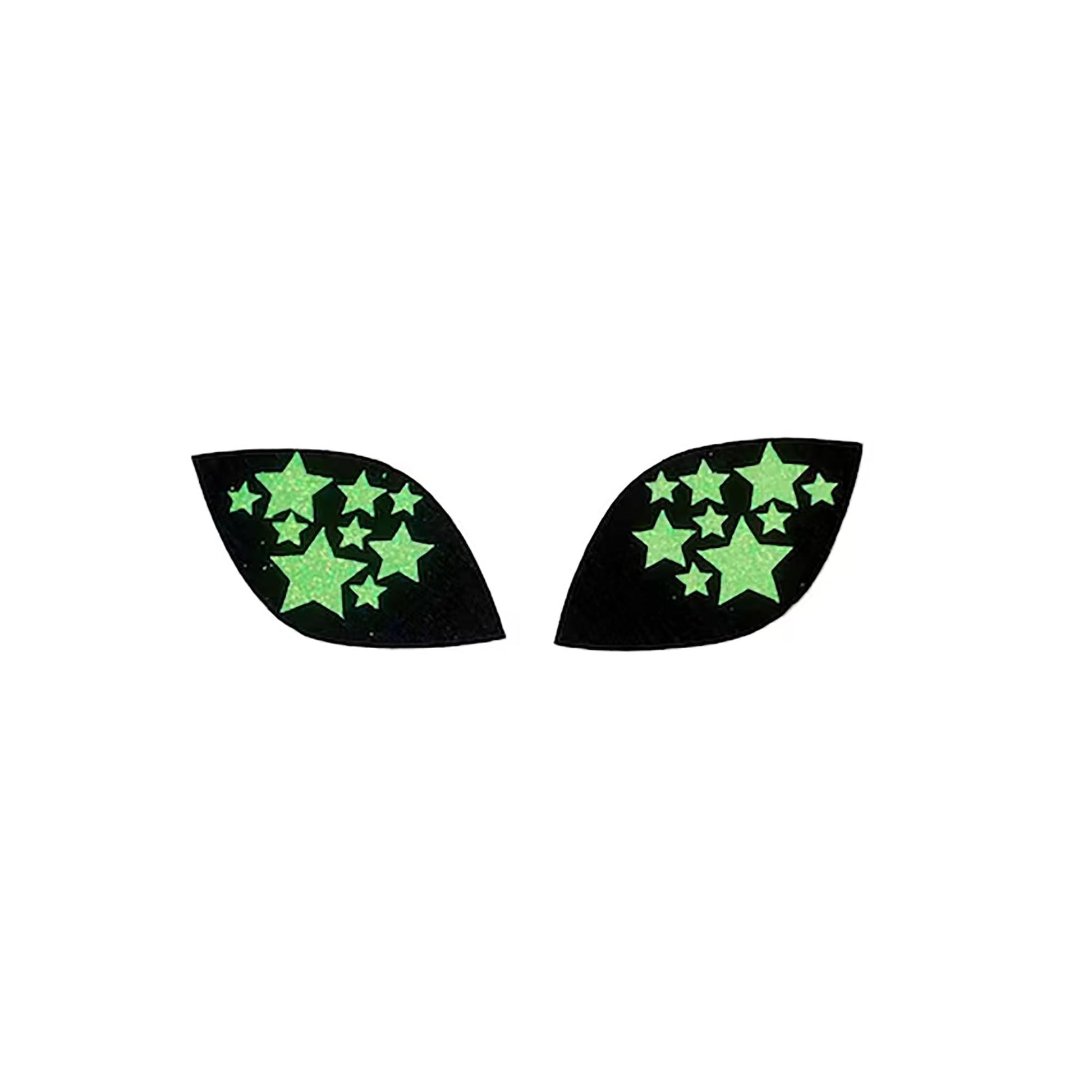 6 Pack Glitter Alien Felt Eyes - Amigurumi Plushie Crochet - Multiple Sizes