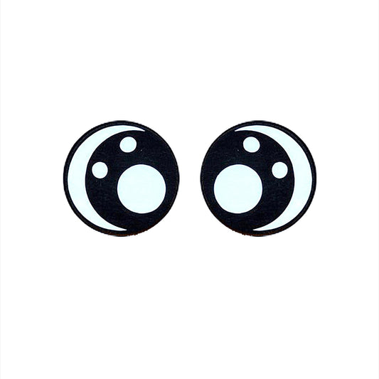 3 Pack of Round Kawaii Felt Eyes for Amigurumi Multiple Sizes Available