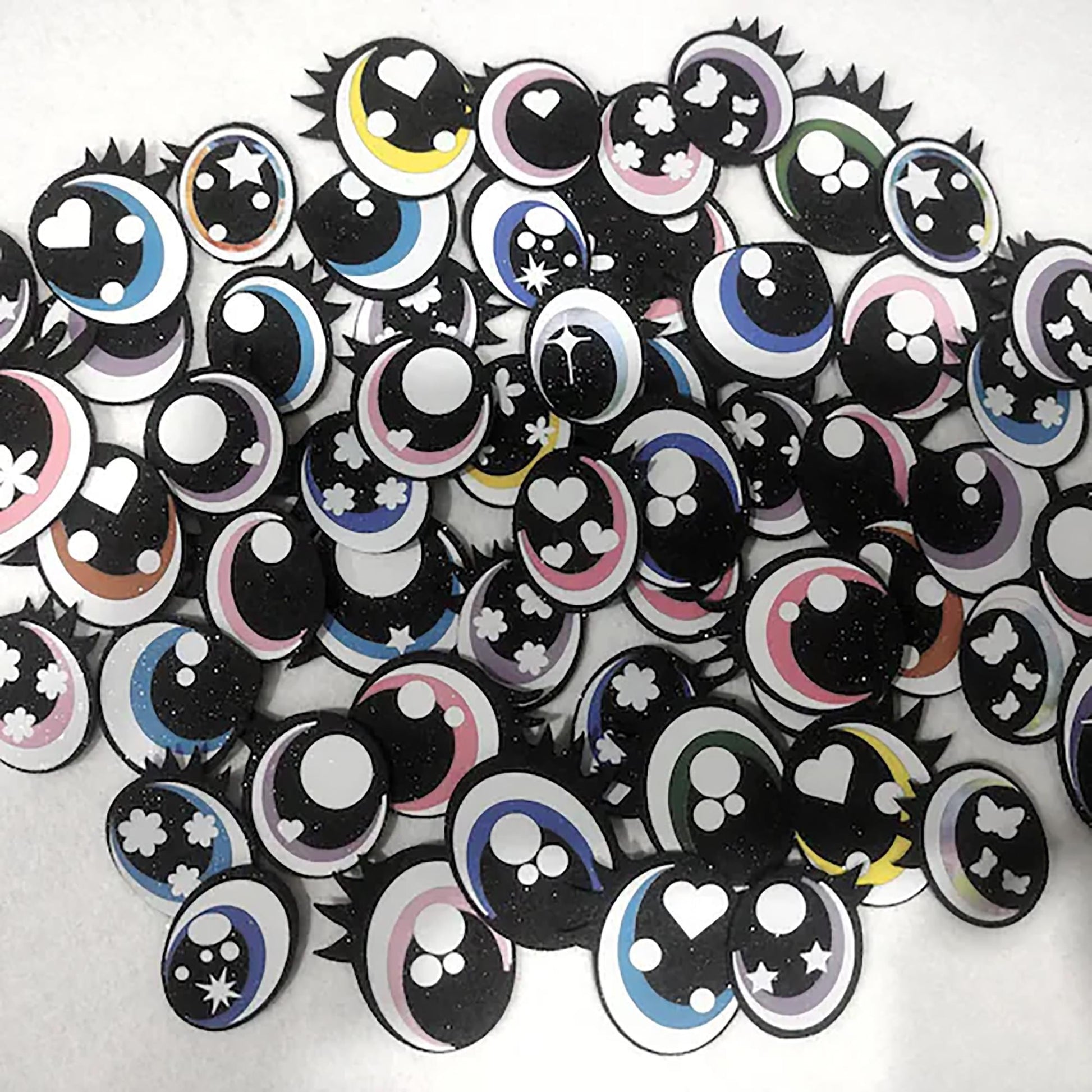 10 Pack of Random Felt Eyes for Crochet Plushies: Kawaii Amigurumi