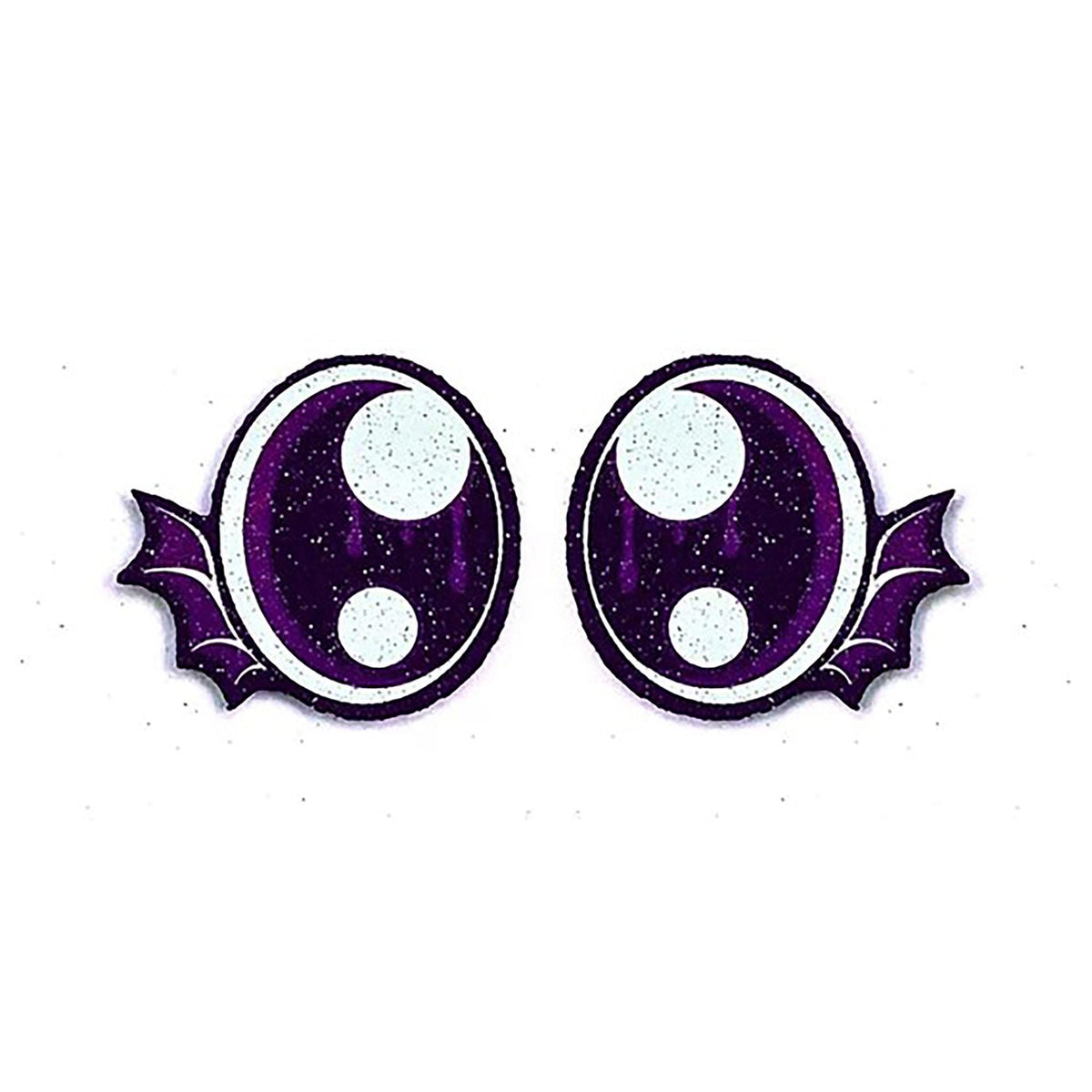 6 Pack of Halloween Bat Felt Eyes
