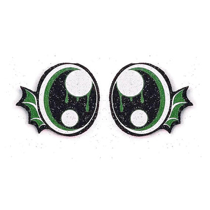 6 Pack of Halloween Bat Felt Eyes