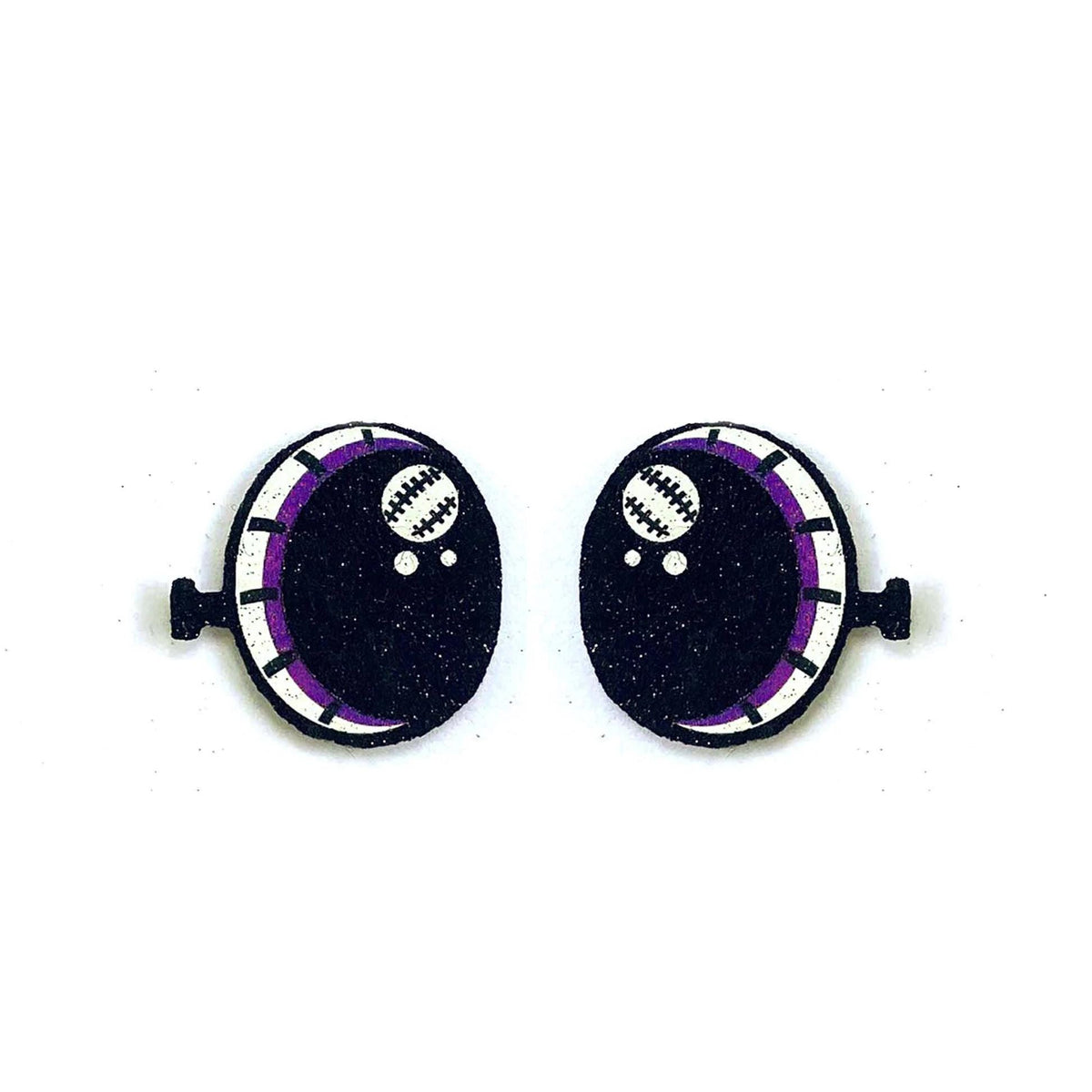6 Pack of Halloween Monster Felt Eyes