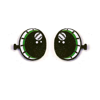 6 Pack of Halloween Monster Felt Eyes