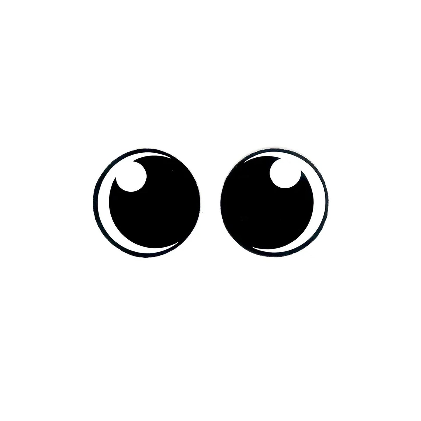 3 Pack of Round Kawaii Felt Eyes for Amigurumi Multiple Sizes Available