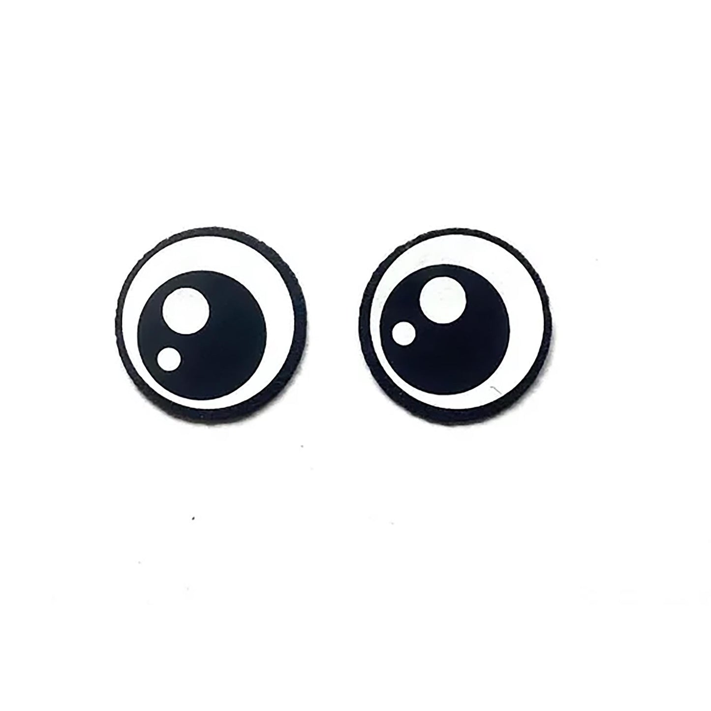 3 Pack of Round Kawaii Felt Eyes for Amigurumi Multiple Sizes Available