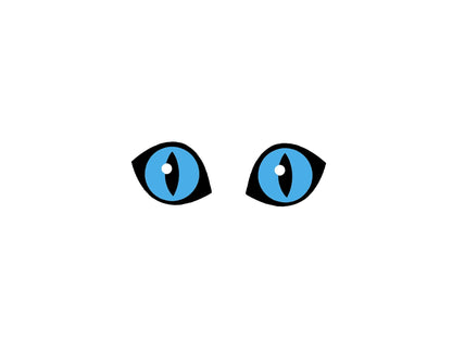 6 Pack, 3 Pack or Bulk Felt Eyes for Amigurumi, Crochet, Cat Eyes, Knit, Plushie, Glitter, Kawaii