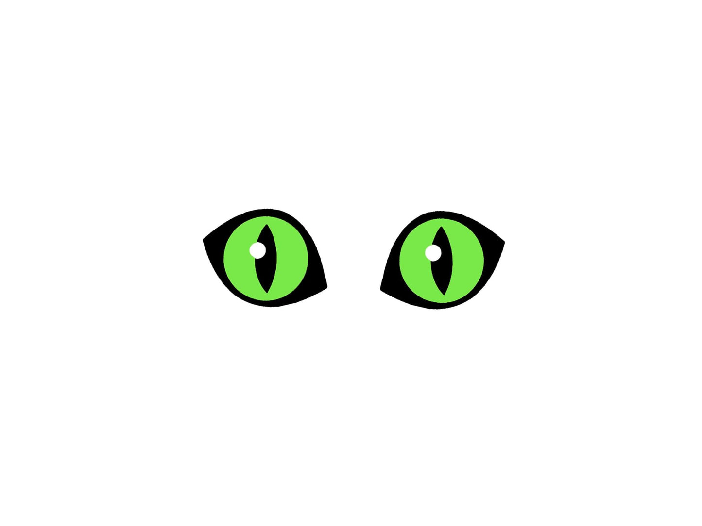 3 Pack of Cat Felt Eyes for Amigurumi, Crochet Plushies, Multiple Sizes Available