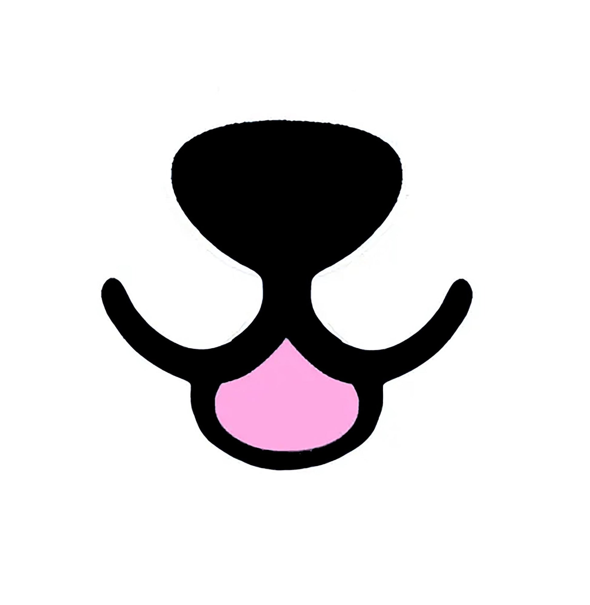 6 Pack of Felt Animal Face Set for Amigurumi, Dog, Bear, Lion, Crochet Plushie