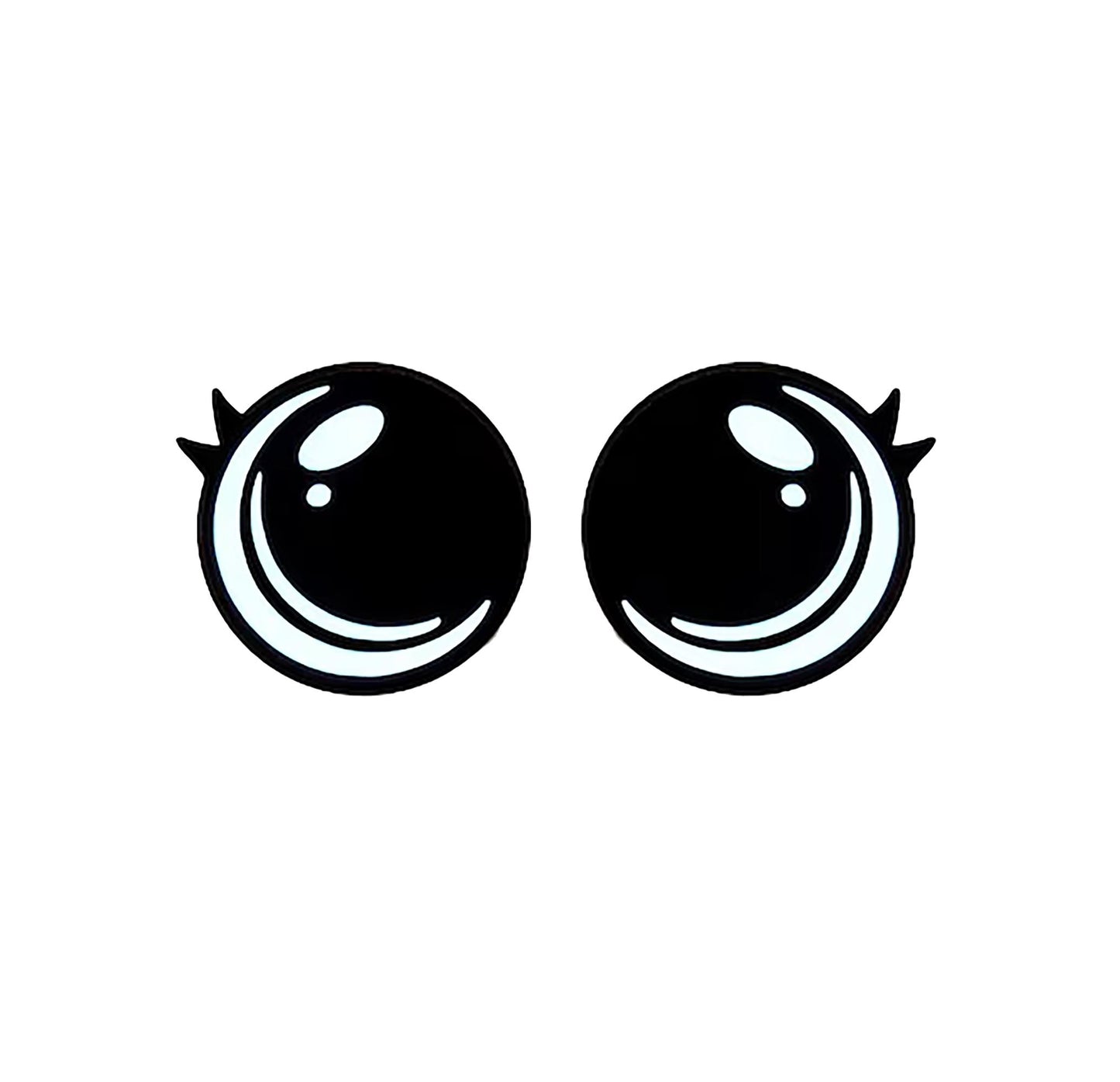 6 Pack of Round Kawaii Felt Eyes
