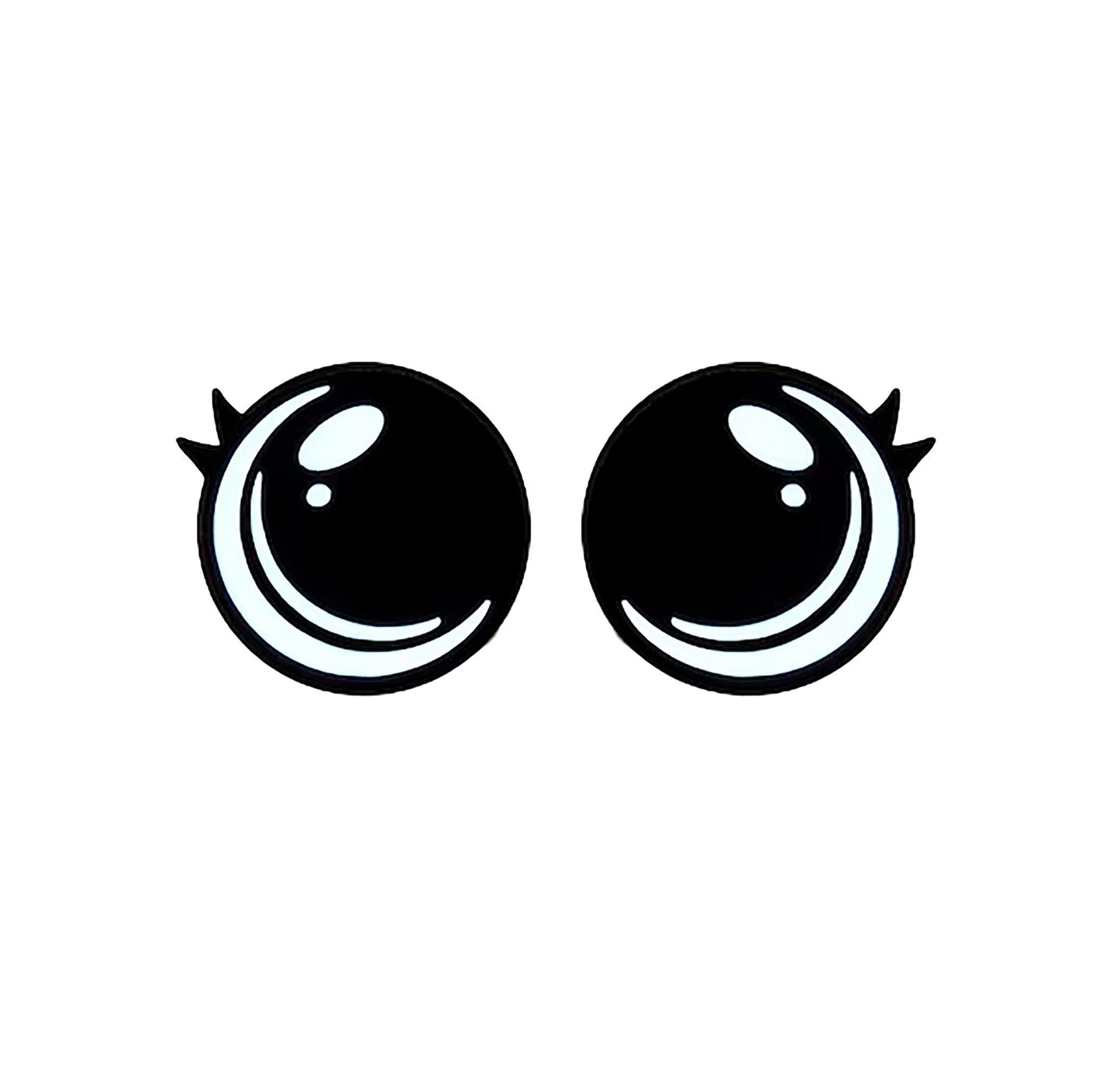 6 Pack of Round Kawaii Felt Eyes for Amigurumi Multiple Sizes Available