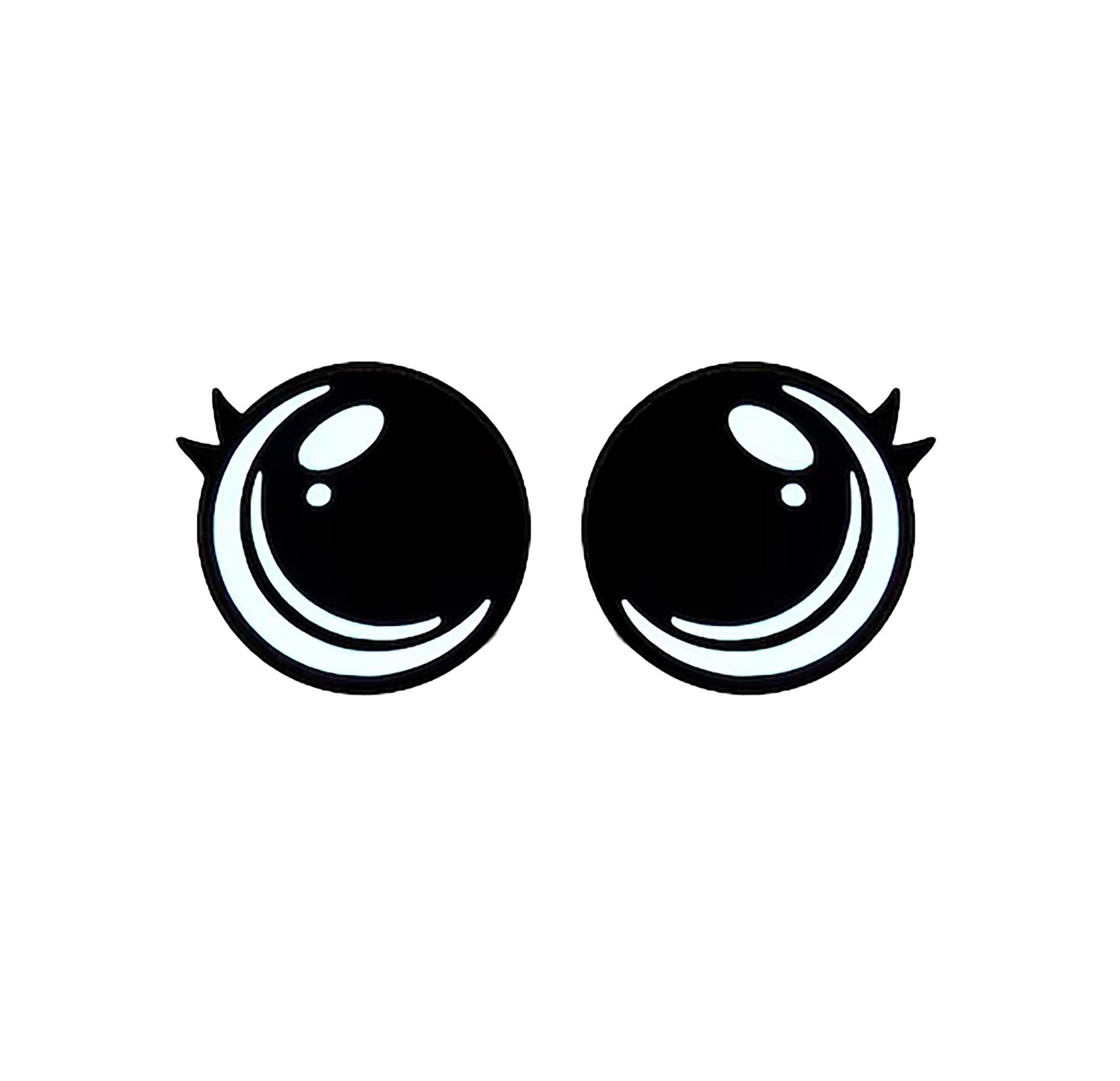 6 Pack of Round Kawaii Felt Eyes for Amigurumi Multiple Sizes Available