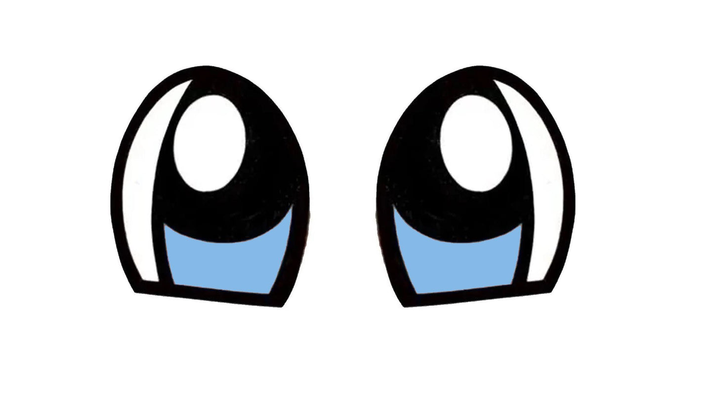 6 Pack of Kawaii Felt Eyes For Amigurumi, Monster, Multiple Sizes Available