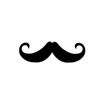 6 Pack of Felt Moustaches for Amigurumi, Felt Face, Multiple Sizes Available