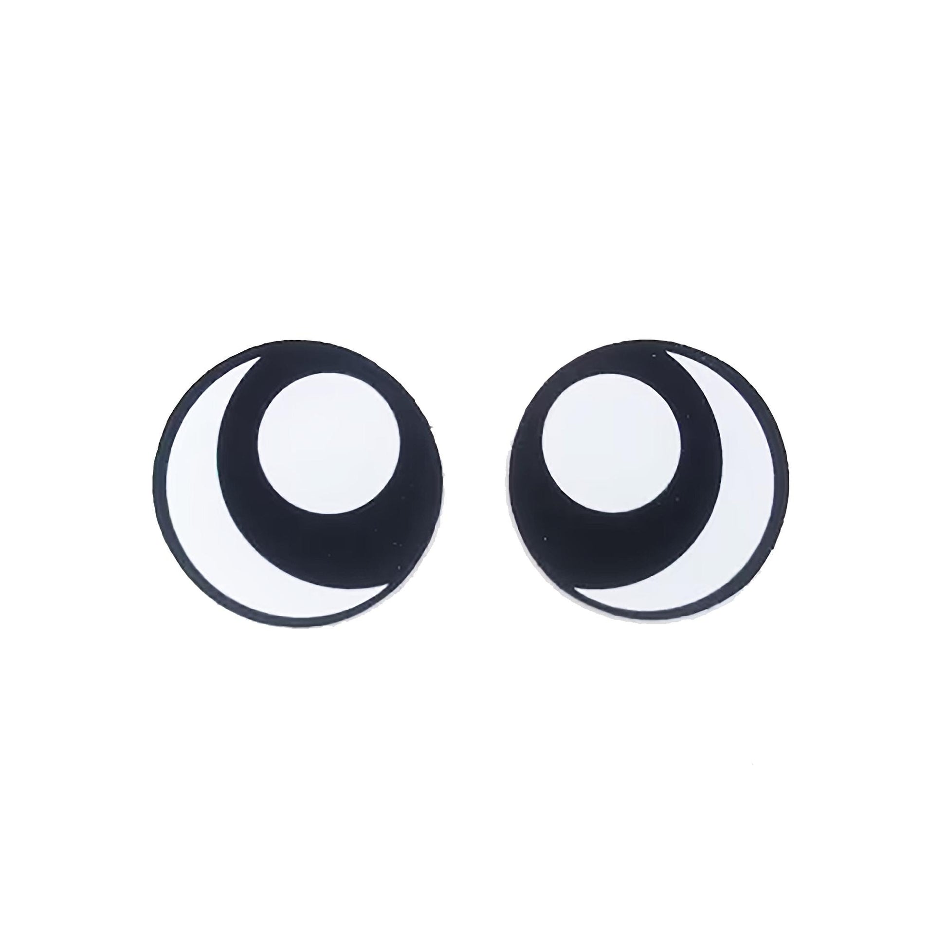 6 Pack of Round Kawaii Felt Eyes For Amigurumi Multiple Sizes Available
