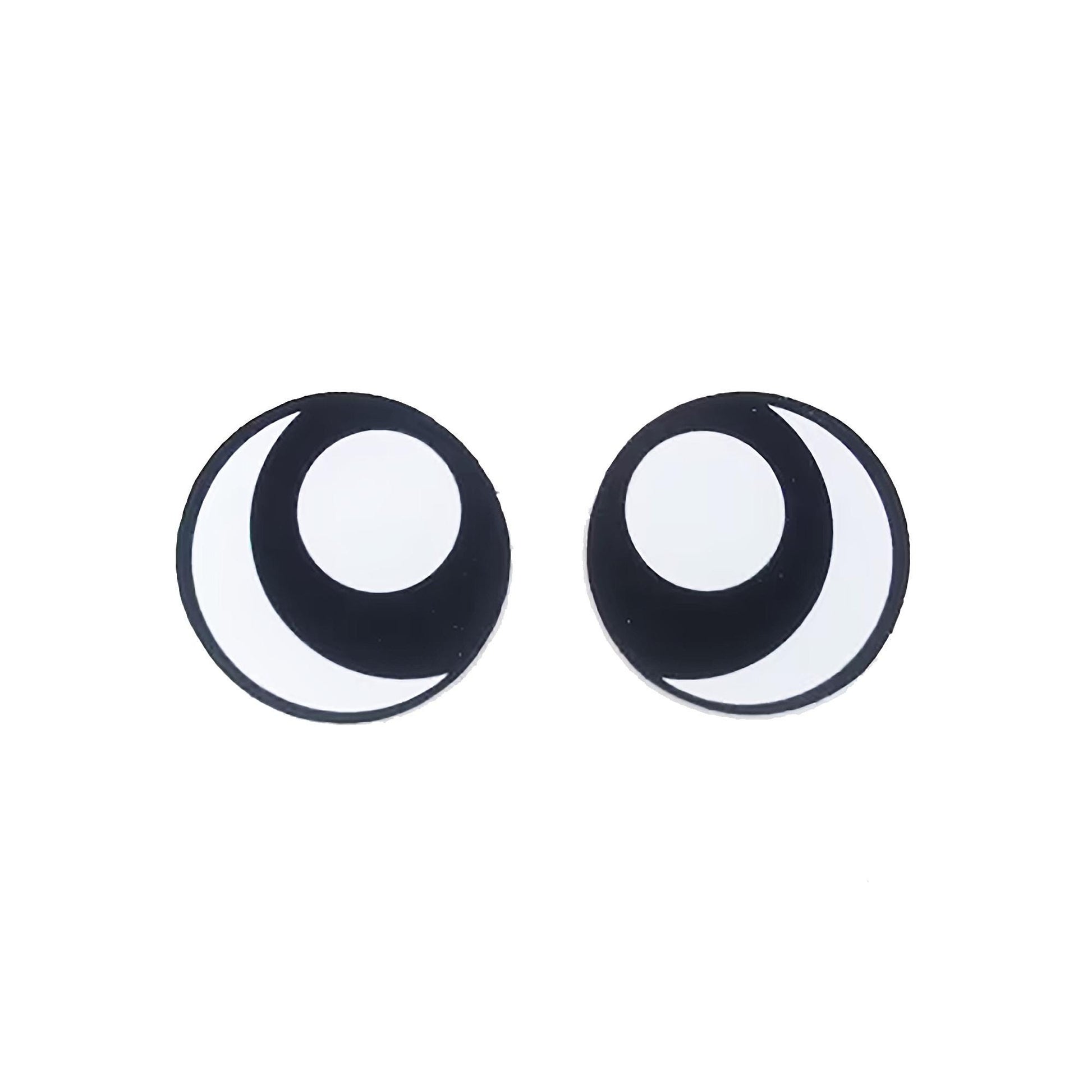 6 Pack of Round Kawaii Felt Eyes For Amigurumi Multiple Sizes Available