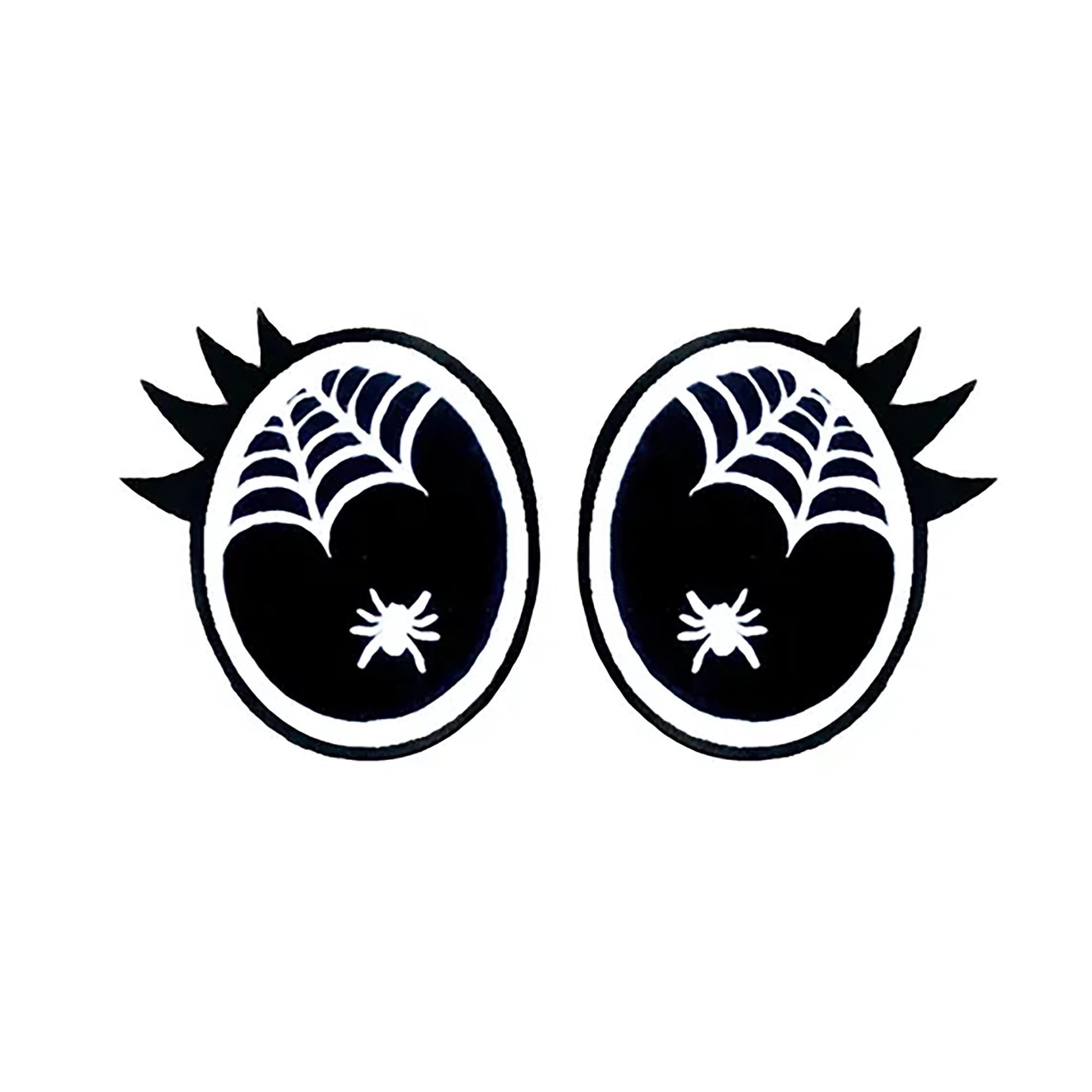 6 Pack of Halloween Felt Eyes