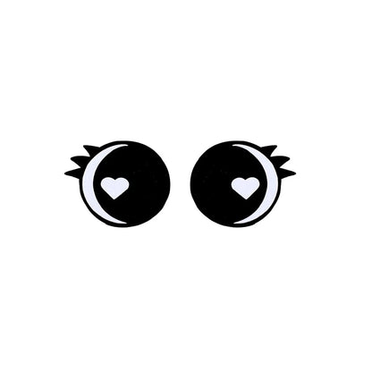 6 Pack of Kawaii Felt Eyes