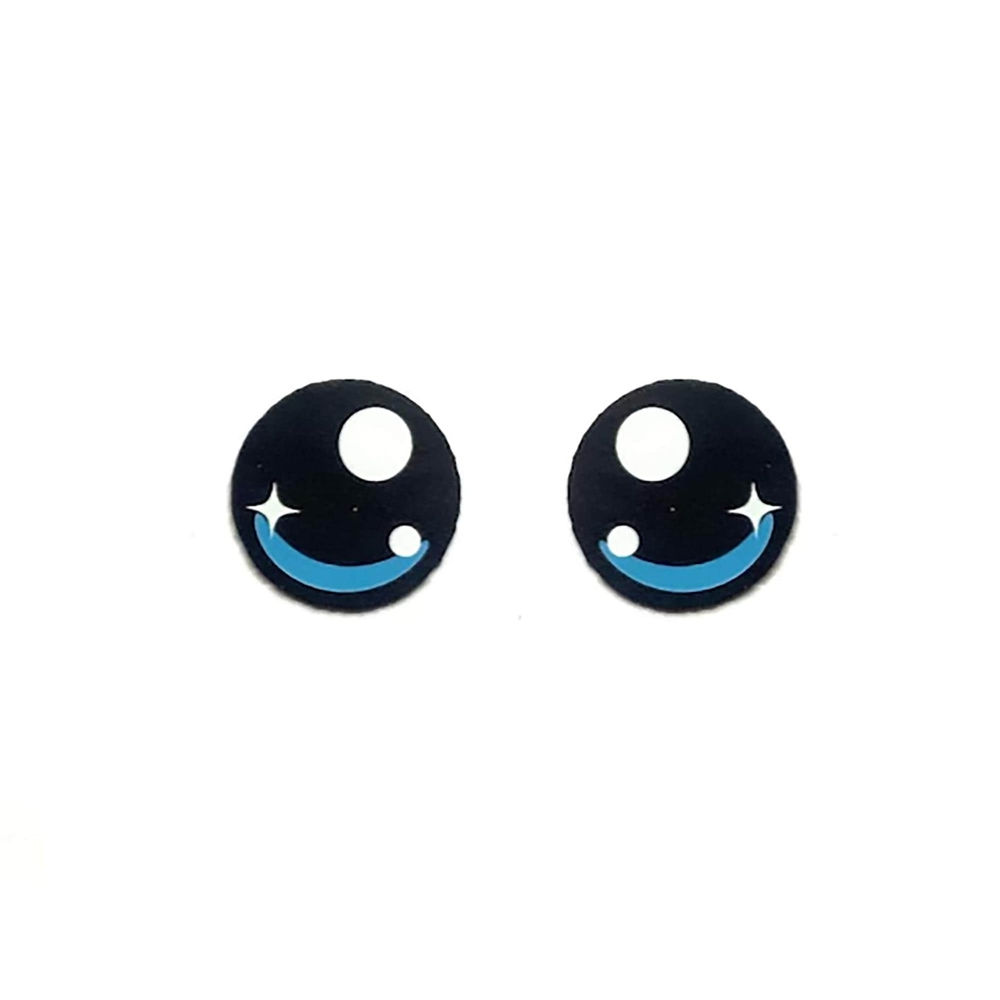 3 Pack of Round Felt Eyes for Amigurumi, Kawaii, Multiple Sizes Available