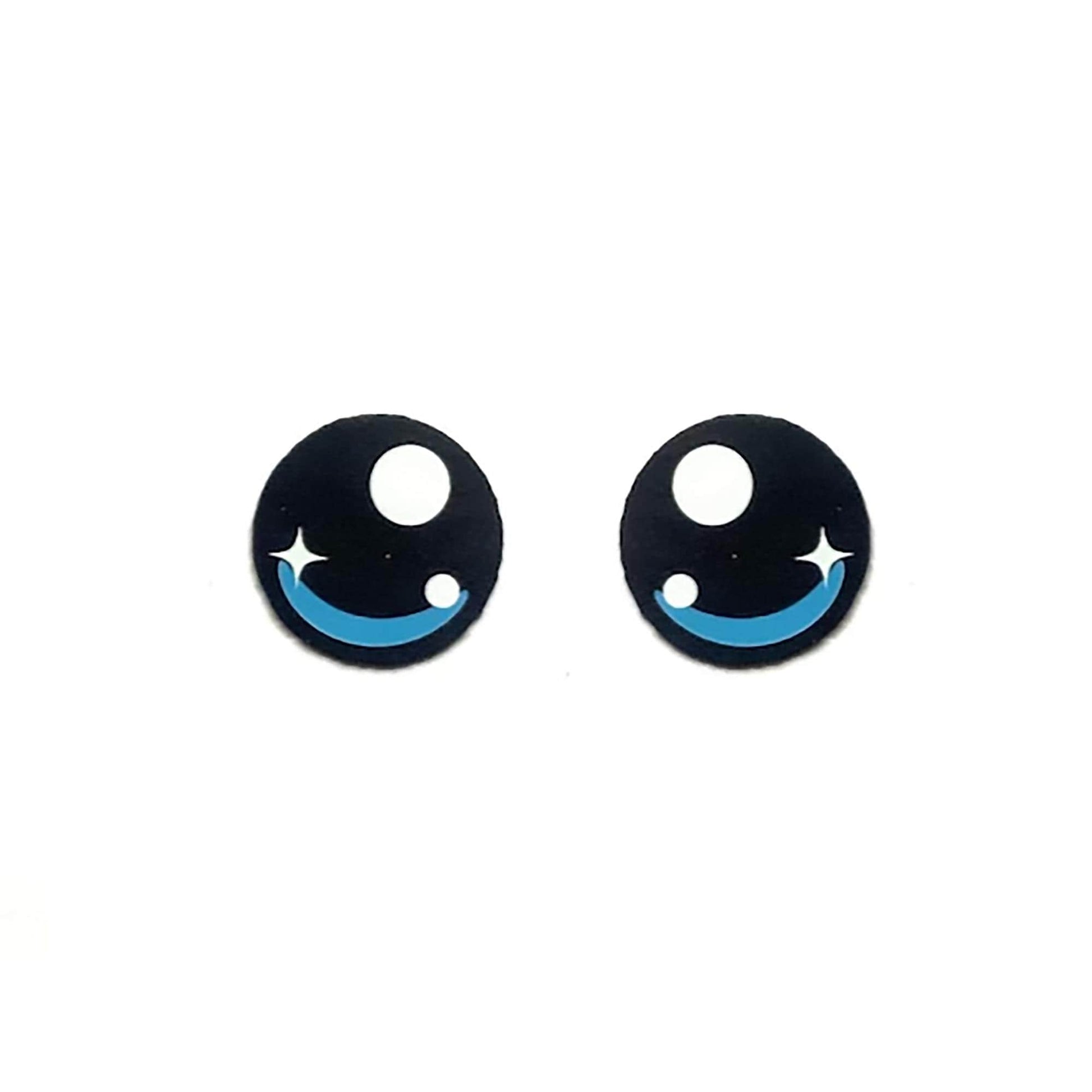 3 Pack of Round Felt Eyes for Amigurumi, Kawaii, Multiple Sizes Available