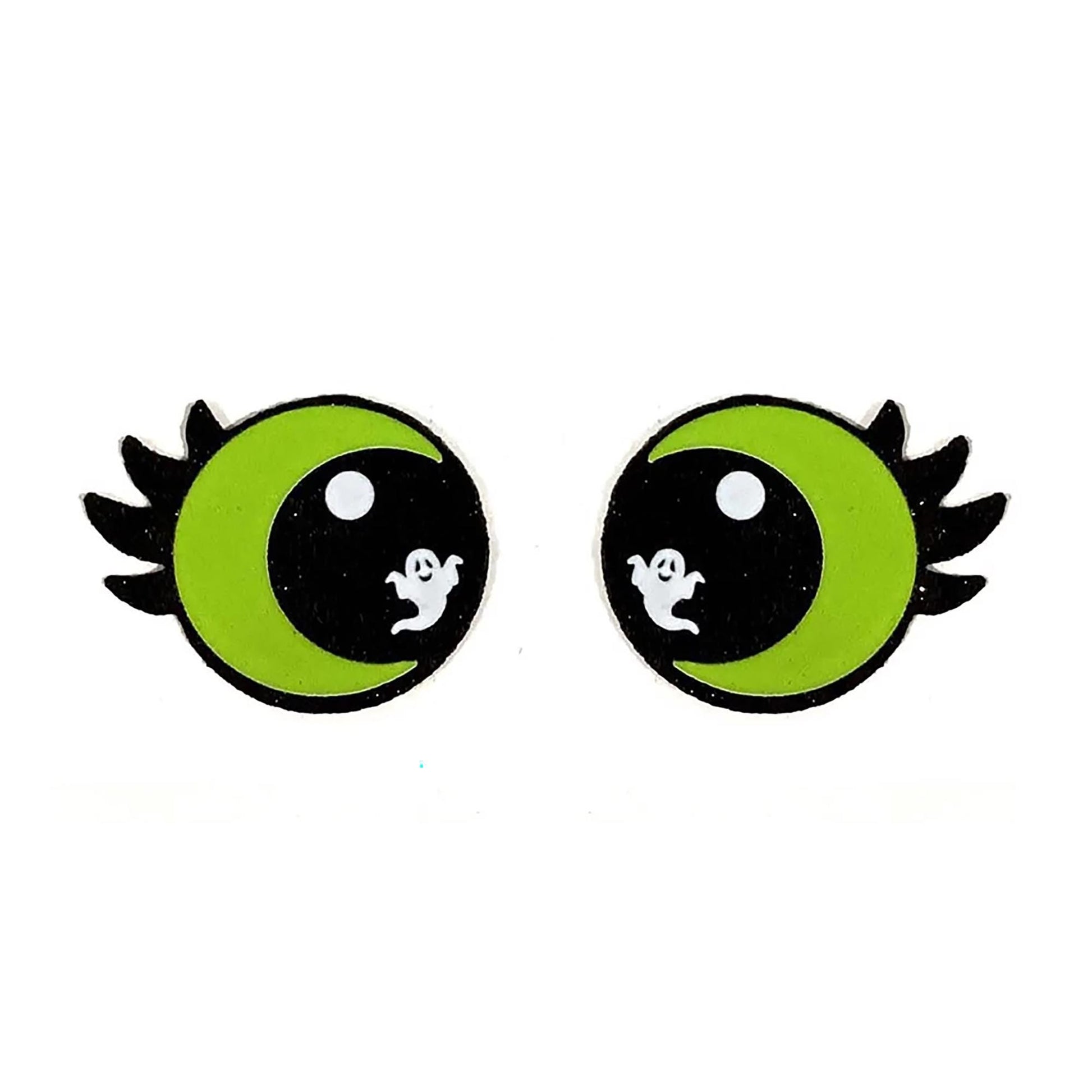 6 Pack of Halloween Felt Eyes for Amigurumi, With or Without lashes Multiple Sizes Available