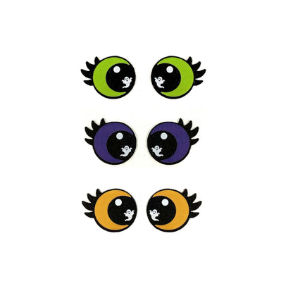 6 Pairs of Halloween Felt Amigurumi Eyes
