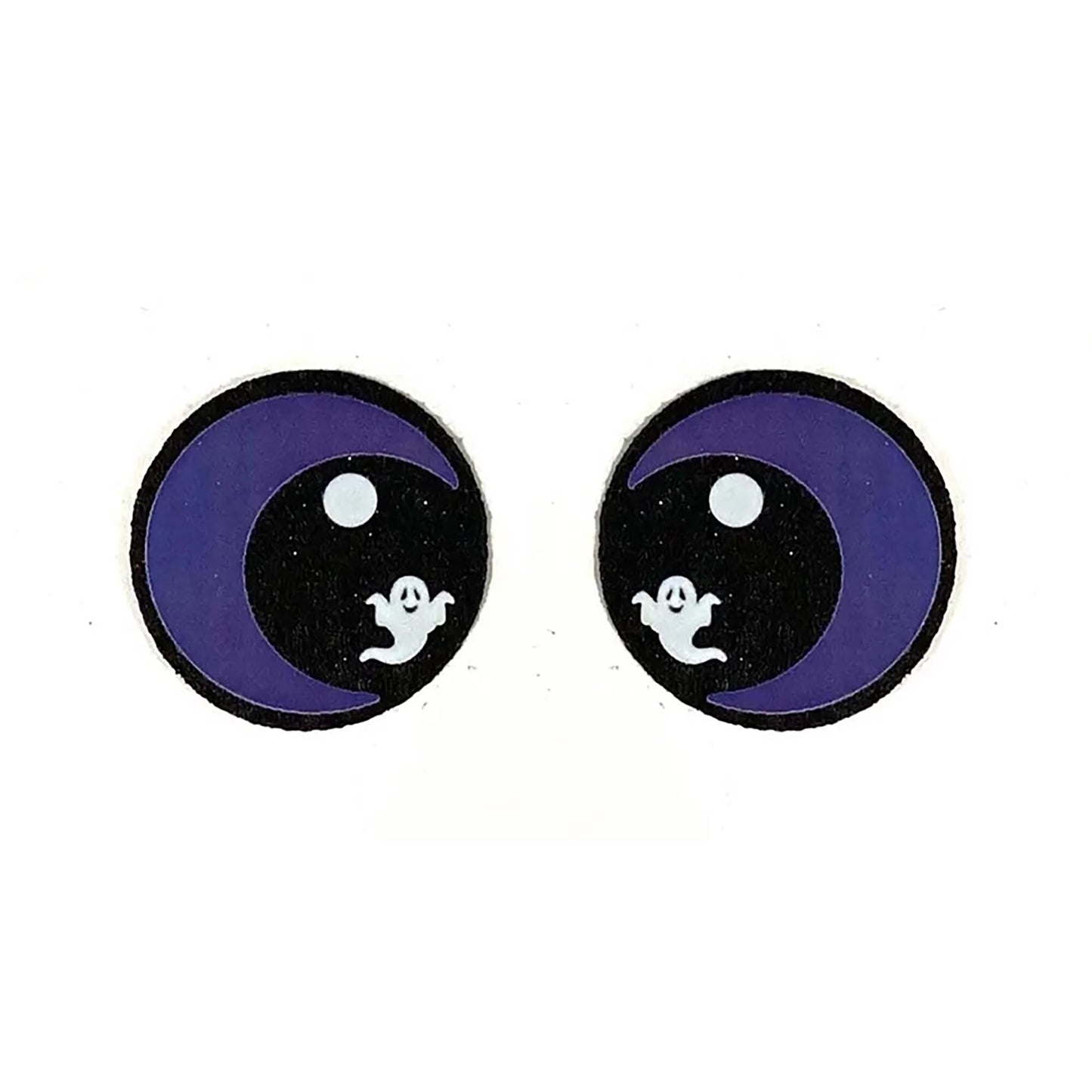 3 Pack of Halloween Felt Eyes for Amigurumi, with or Without Lashes, Multiple Sizes Available