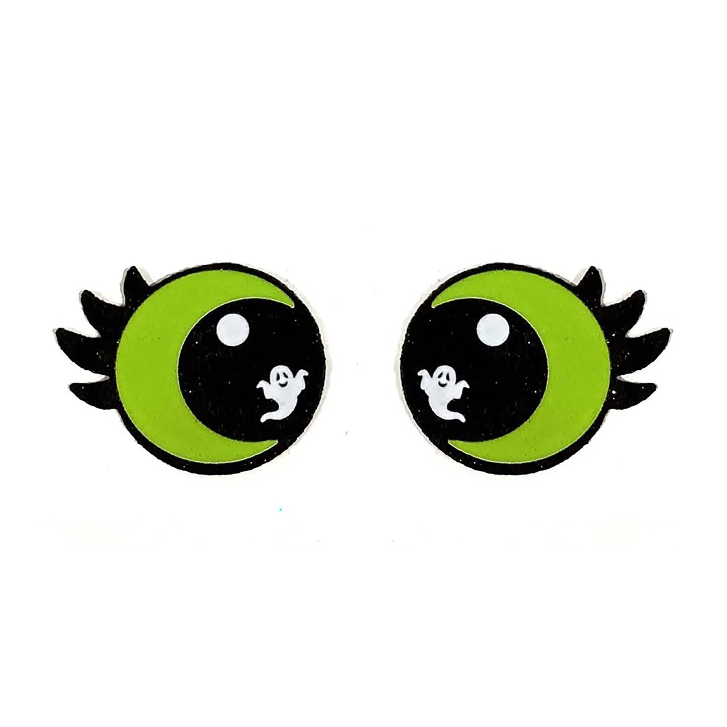 3 Pack of Halloween Felt Eyes for Amigurumi, with or Without Lashes, Multiple Sizes Available