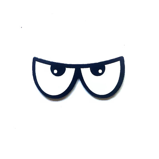 6 Pack of Connected Angry Felt Eyes for Amigurumi, Star Guy, Multiple Sizes Available