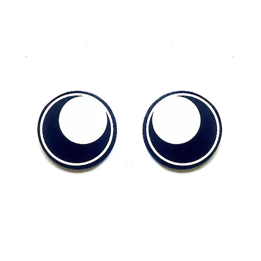 6 Pack of Round Kawaii Felt Eyes for Amigurumi Multiple Sizes Available
