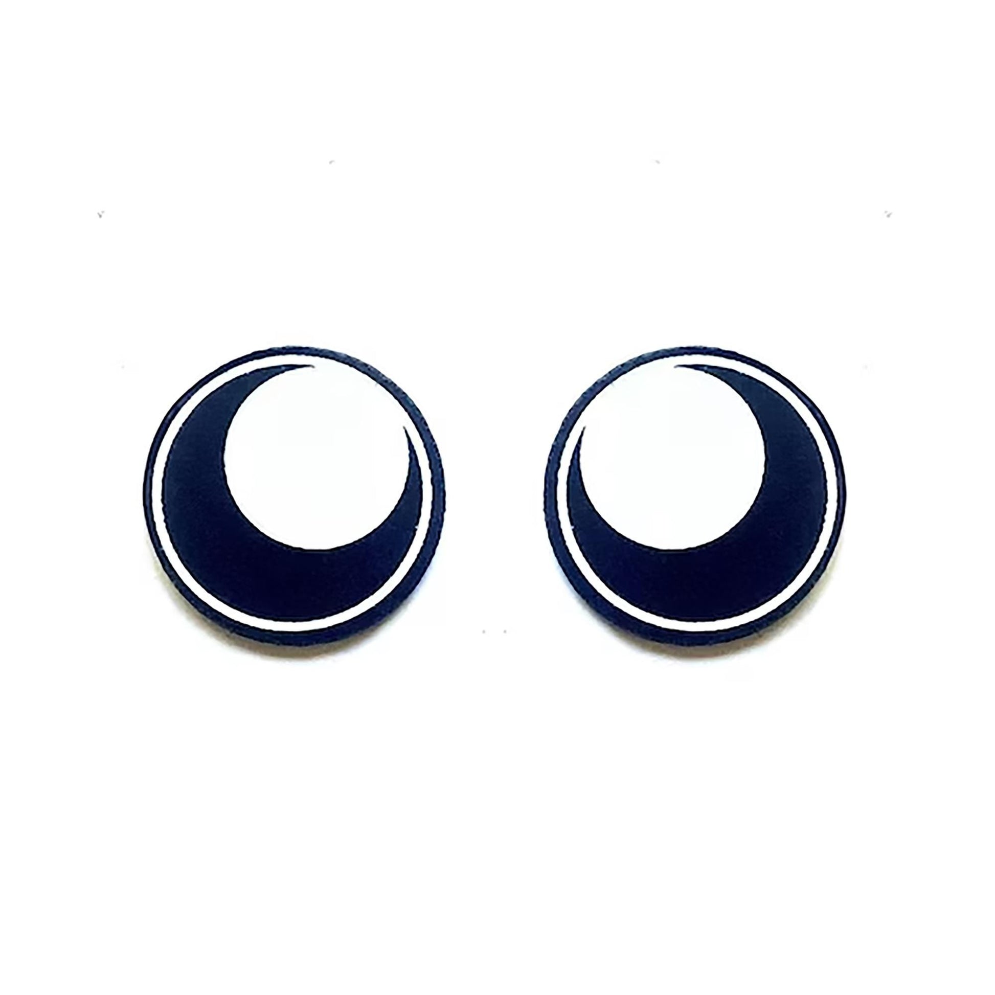 6 Pack of Round Kawaii Felt Eyes for Amigurumi Multiple Sizes Available