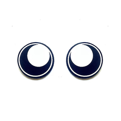 6 Pack of Round Kawaii Felt Eyes for Amigurumi Multiple Sizes Available