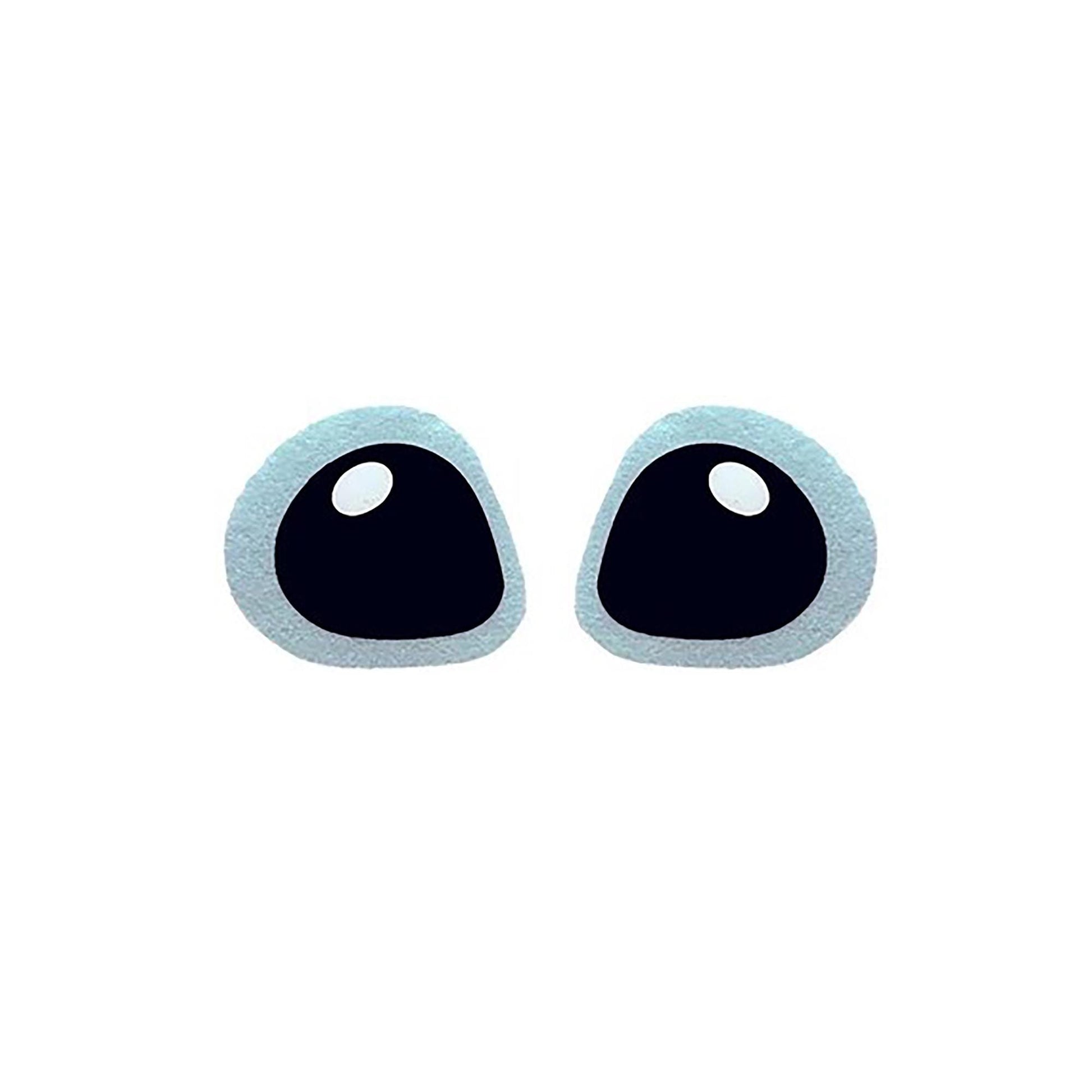 6 Pack of Alien Felt Eyes for Amigurumi, .75 to 2.5 inch , Crochet, Plushie Eyes, Hawaiian, Crafts and Dolls Multiple Sizes Available