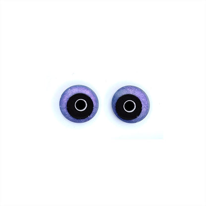 Glitter Sinker Safety Eyes for Amigurumi, Offset Pupil, 10mm-35mm