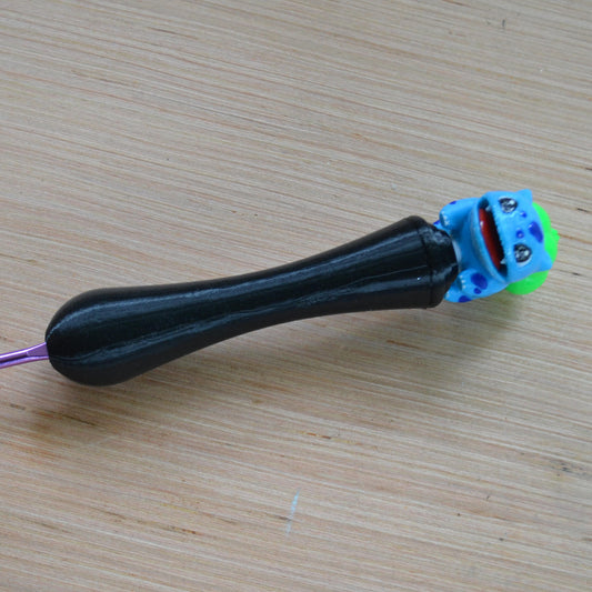 Ergonomic Crochet Hook Handle, Tapered or Inline, Cute Dinosaur, Pain-Relief Crochet Tool for Amigurumi and Plushie Making