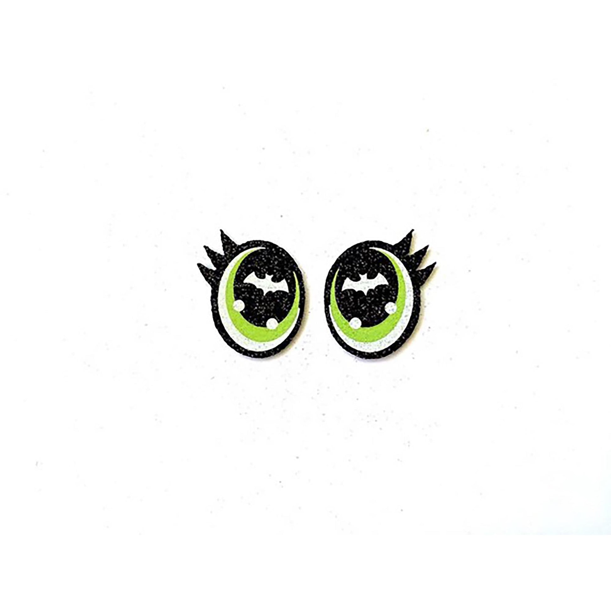 3 Pack of Halloween Felt Eyes for Amigurumi, Crafts, Stuffed Animals, Kawaii, Glitter, Multiple Sizes 16mm-57mm Multiple Sizes Available