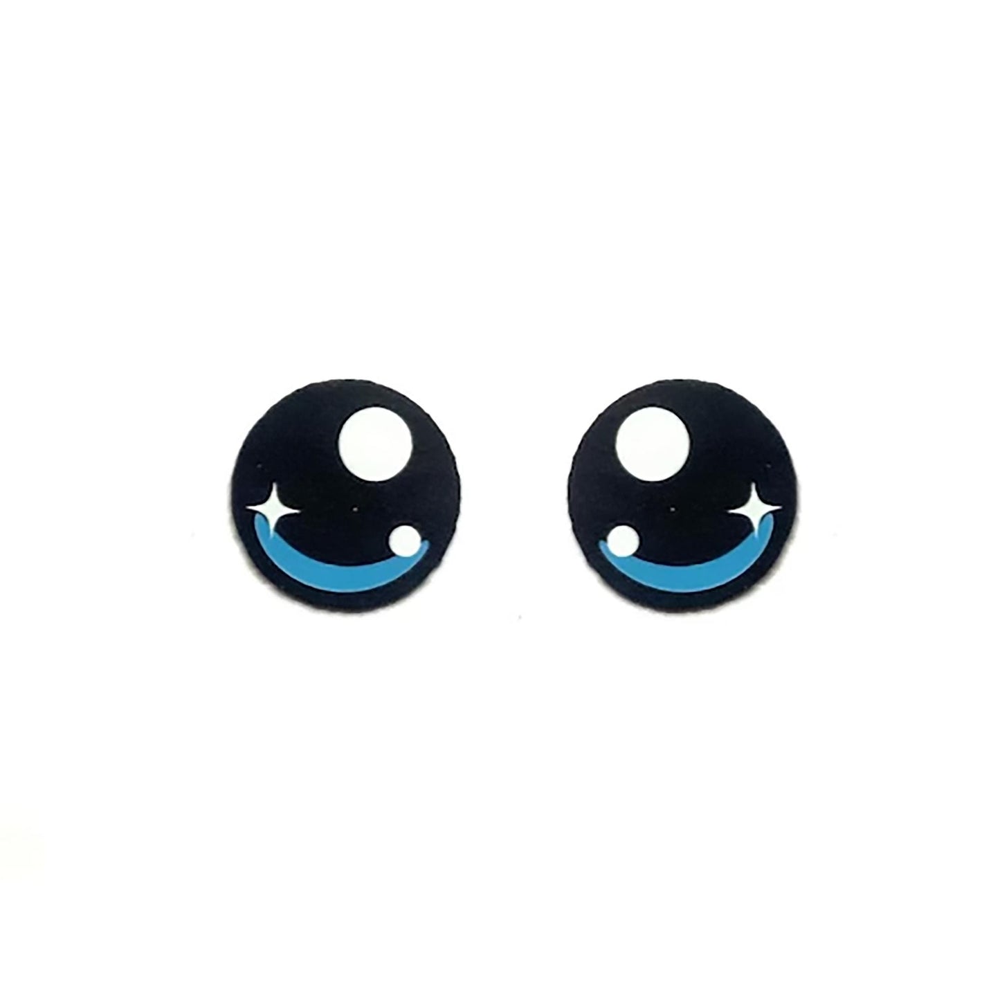 3 Pack of Round Felt Eyes for Amigurumi, Kawaii, Multiple Sizes Available